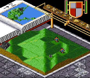 Populous (USA) screen shot game playing